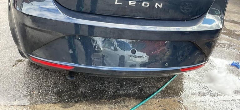 Mk2 Seat Leon back rear bumper black 