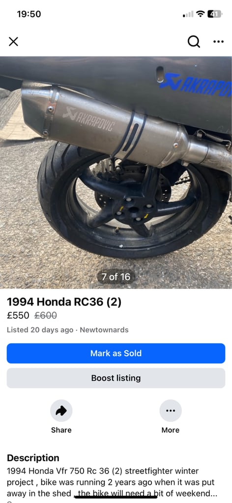 Honda, 1994, 748 (cc)