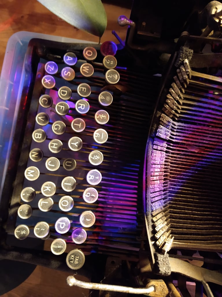 Antique typewriter for restoration project