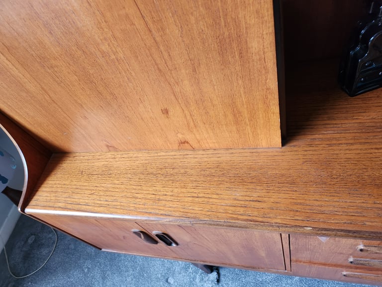 Gplan teak Fresco sideboard bureau high top wareham bh20 