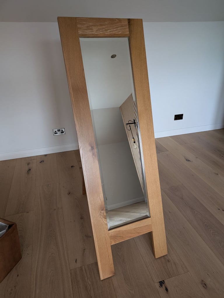 Solid Oak Mirror