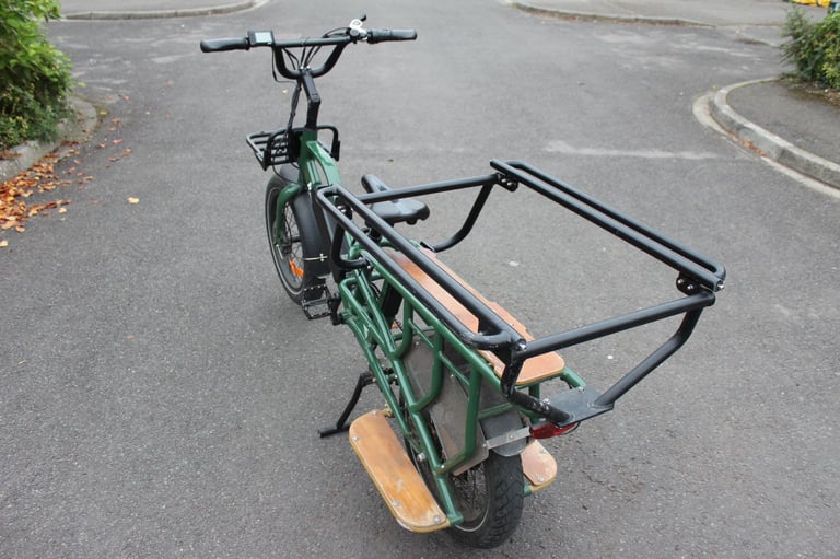 Mycle Electric Cargo bike bicycle  with accessories 