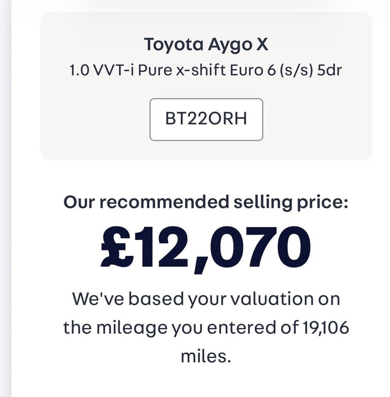2022 Toyota Aygo X 1.0 VVT-i Pure Hatchback 5dr Petrol x-shift Euro 6 (s/s) (72