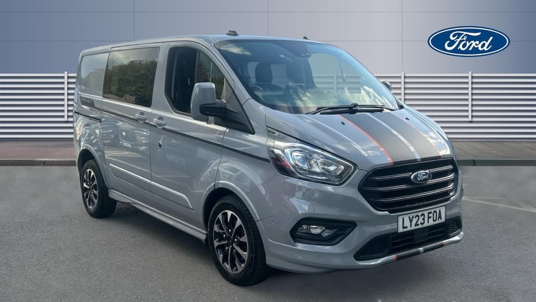 2023 Ford Transit Custom 320 L1 Diesel Fwd 2.0 EcoBlue 170ps Low Roof D/Cab Sport Van Auto Crew B...