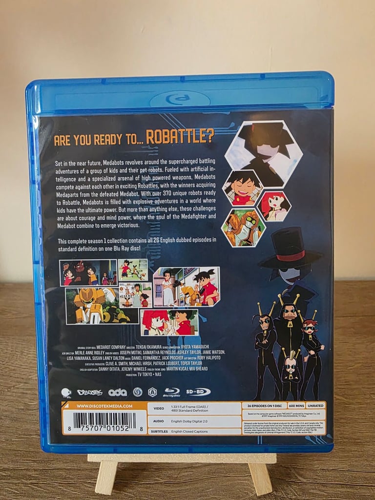 Medabots season 1,2,3 complete bluray sets (discotek)
