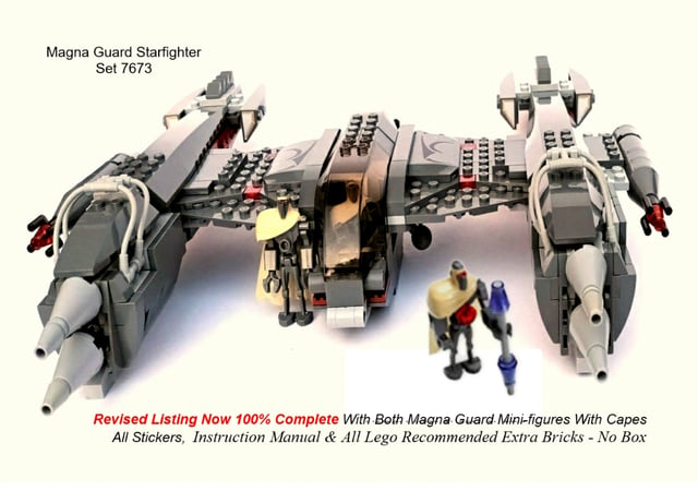 LEGO Star Wars - Magna Guard Starfighter Set 7673 - 100% Complete