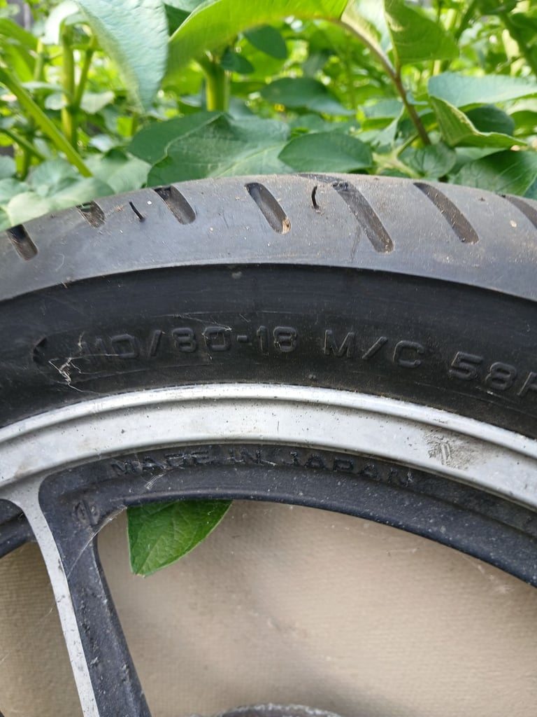 Suzuki motorcycle wheel 