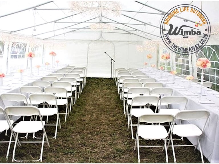 New 4x8m Heavy-Duty Marquee | PE/PVC | Complete Party Tent Kits 
