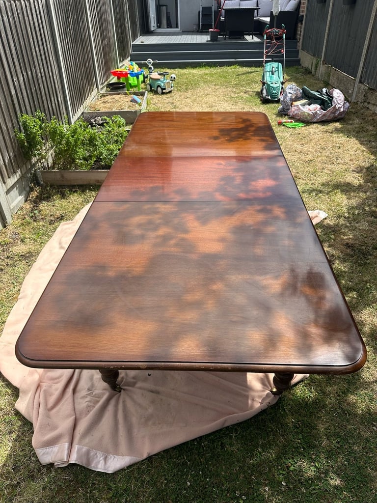 Antique Dining Table and Chairs 