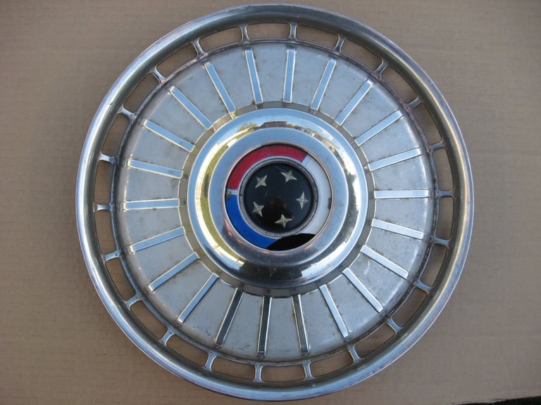 4x FORD Zodiac Zephyr Mk4 hub caps 14-inch wheel trims 1966-1972