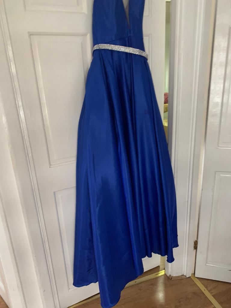 Royal blue prom dress size 4 