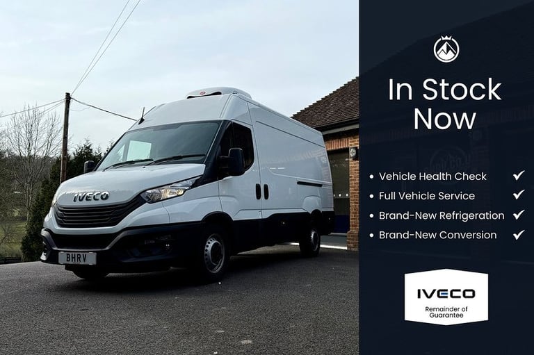 image for 2023 Iveco Daily Mwb 35S14 Refrigerated Chiller Van Large Fridge Van Diesel Manual