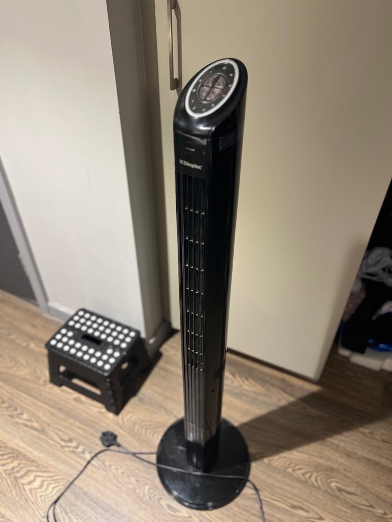 Dimplex Mont Blanc Cooling Fan with LED Display Timer & Remote Control ...