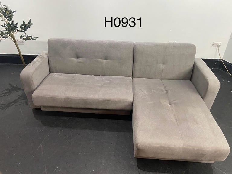 Wayfair Grey Chaise & Sofa bed with Storage 