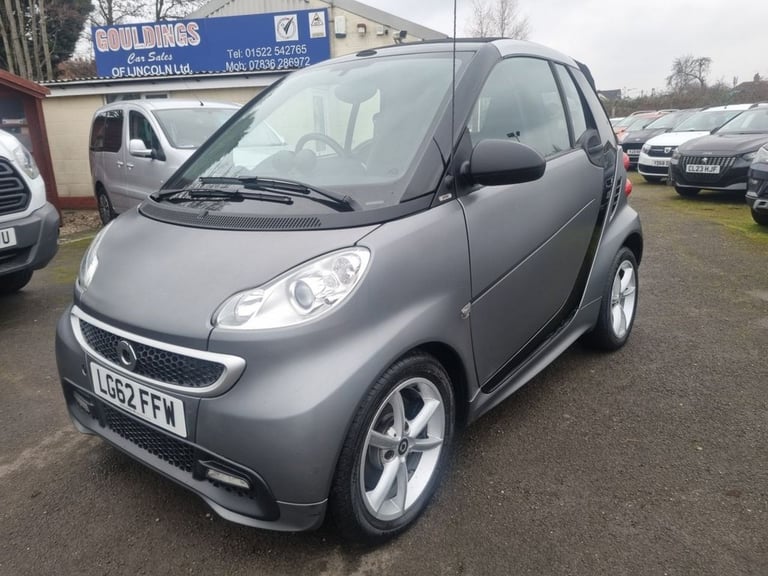 2012 smart fortwo 1.0 Pulse Cabriolet 2dr Petrol SoftTouch Euro 5 (84 bhp) Convertible Petrol Aut...
