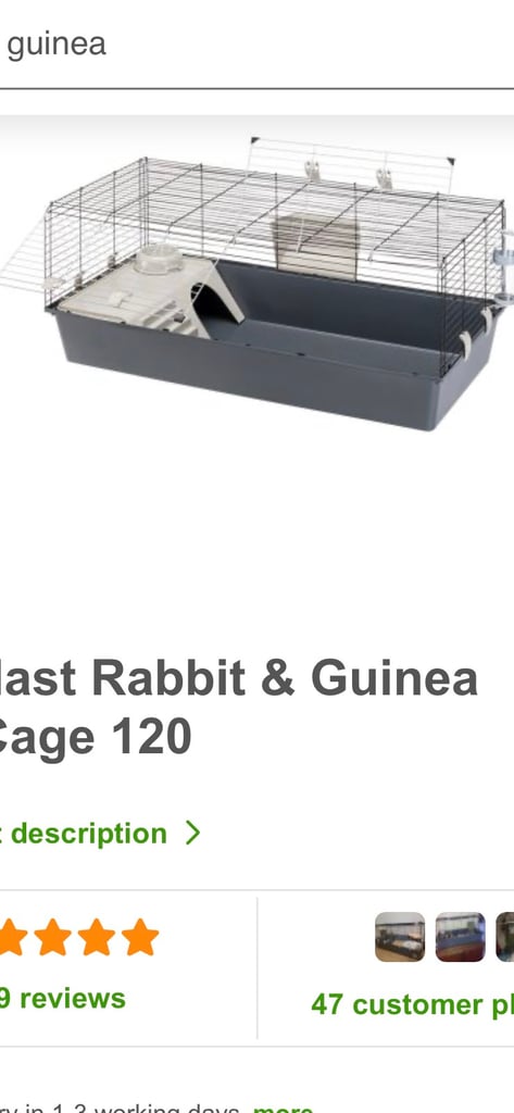 Ferplast Rabbit and Guinea Pig cage