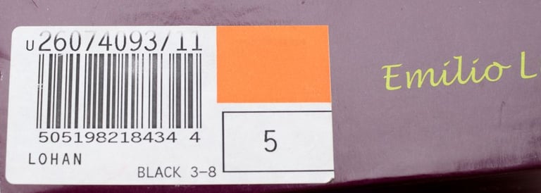 Emilio Luca x, Lohan, Ladies Black Party Strappy Stiletto Sandals – Size 5 – Worn Once - Boxed