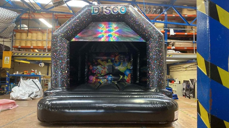 Disco bouncy castle