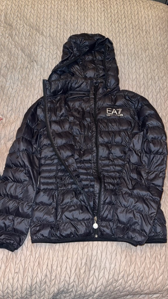 Emporio Armani Microlight Duck feather coat