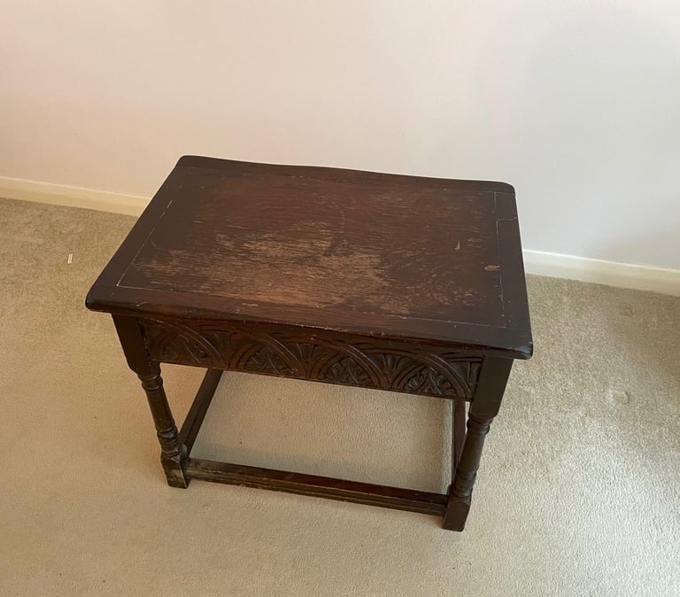 Vintage wooden sewing box