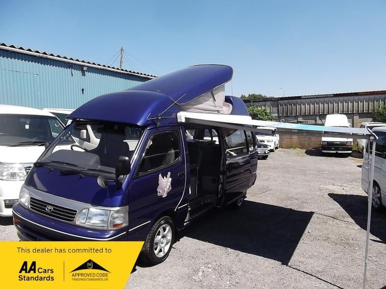 Toyota Hiace 3.0 TD Auto Super Custom LWB 6 berth 8 Seater Pop Top Camper van 