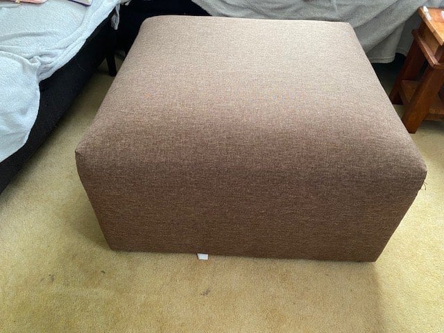 large ottoman footstool in excellent condition
