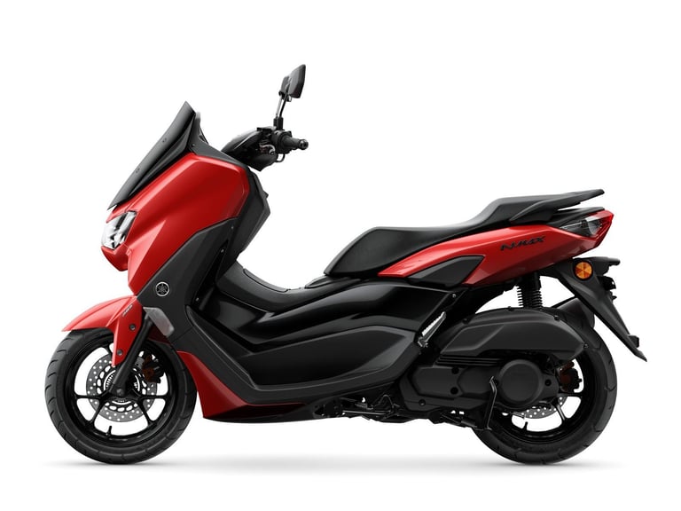New Yamaha NMAX 125 Scooter. Red. £3,395 On The Road (NO ADMIN FEES!)