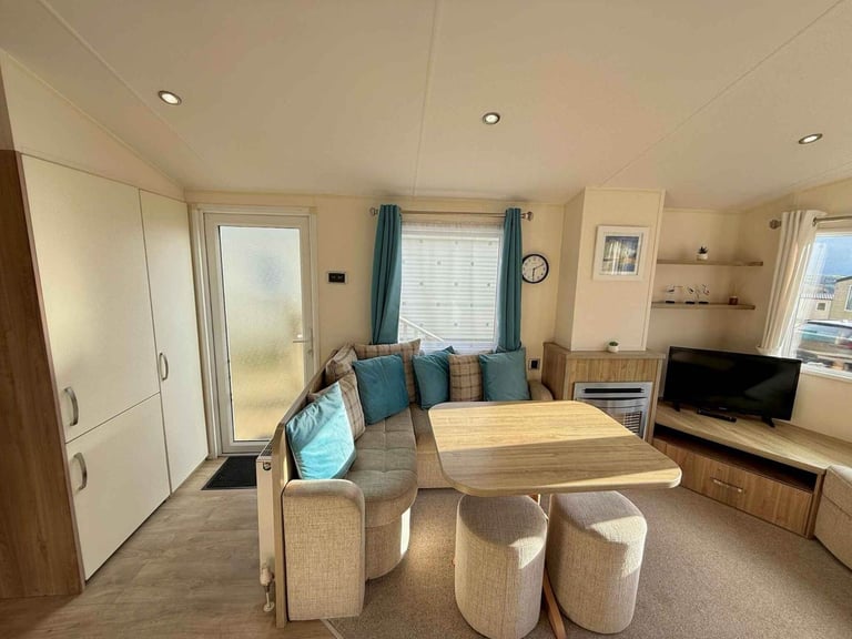 Two bed static caravan for sale at Seaview Gorran Haven Holiday Park, Cornwall - by the sea PL26 6LL