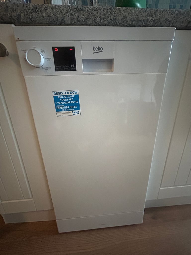 image for Beko DVS05C20W 45cm Slimline Freestanding Dishwasher - White