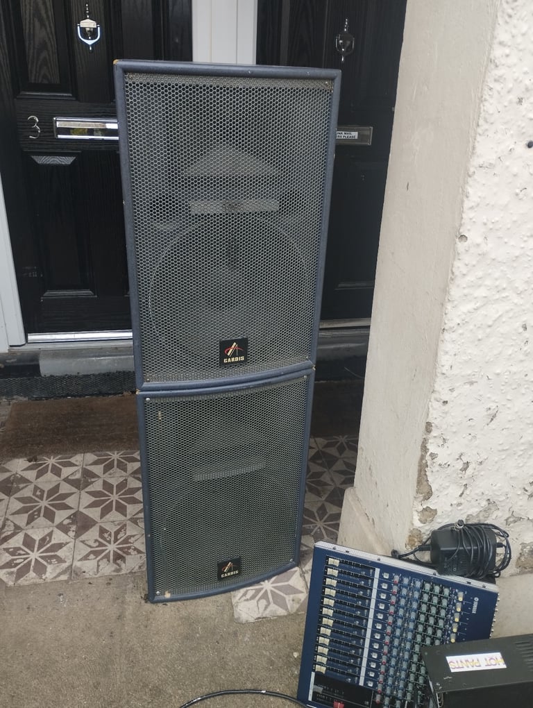image for speakers, mixing console, power amplifier (set)