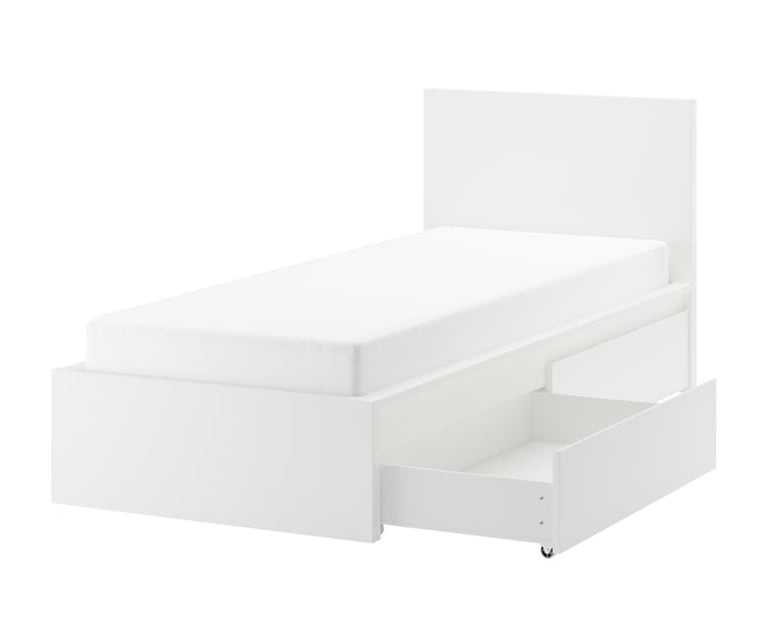 IKEA single bed and mattress 