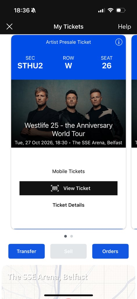 Westlife tickets 