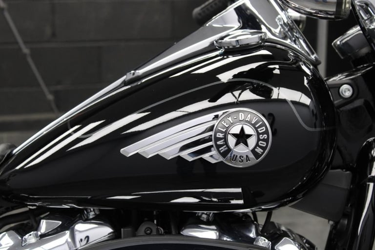 2025 Harley-Davidson FLFBS Softail Fat Boy 117 in Vivid Black   