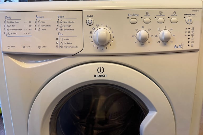 Washer dryer Indesit 6+4Kg