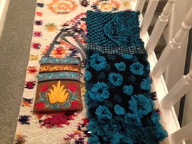 New hippie design bag & scarf