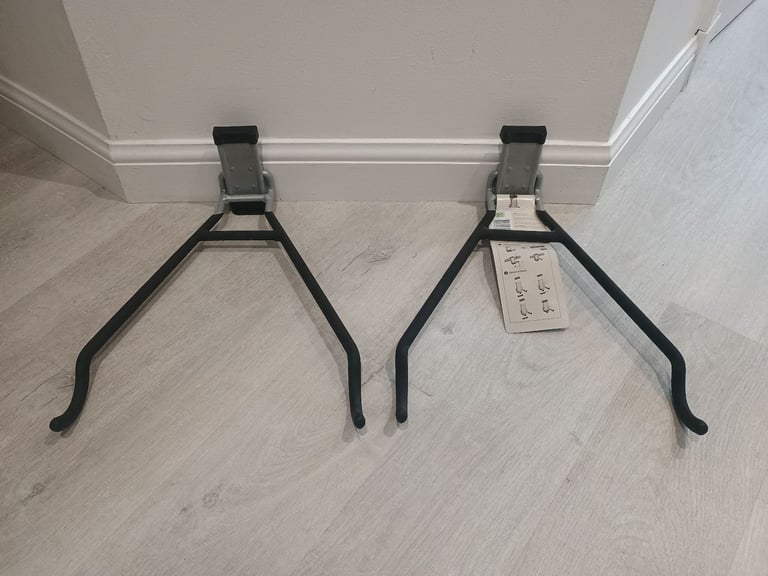 image for NEW 2 x Form Twinslot Track Silver Bike Hook Wall Mountable Mounted Storage 