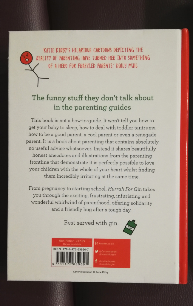 Brand new unread 'Hurrah for Gin' book - approx 380 pages