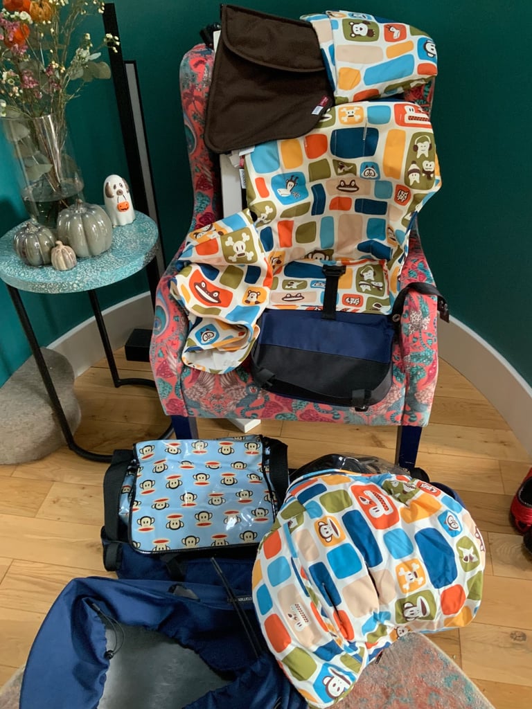 image for Bugaboo Cameleon pram stroller Paul Frank collab bundle 