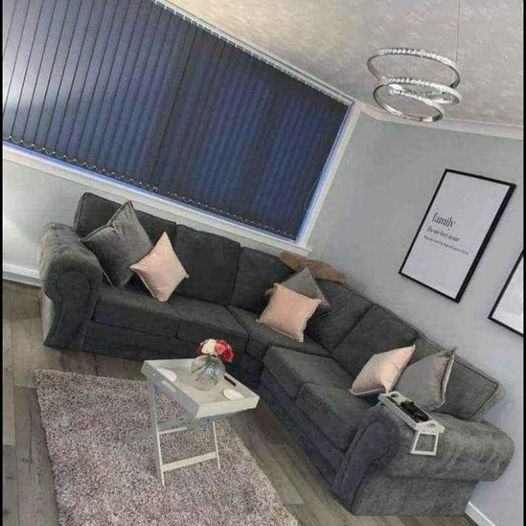 image for  Brand New Vero Corner Sofa In Black,Graphite,Grey,Silver,Mink Available For Asap Deliverys