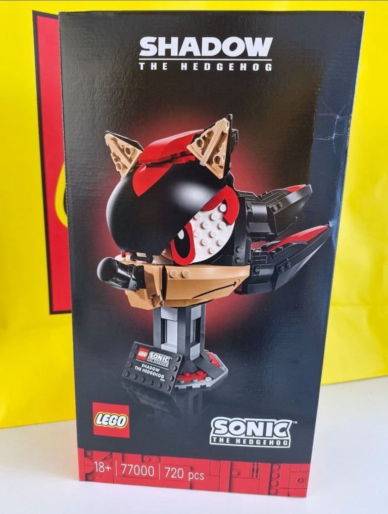 image for Lego Shadow the Hedgehog Display Head NEW