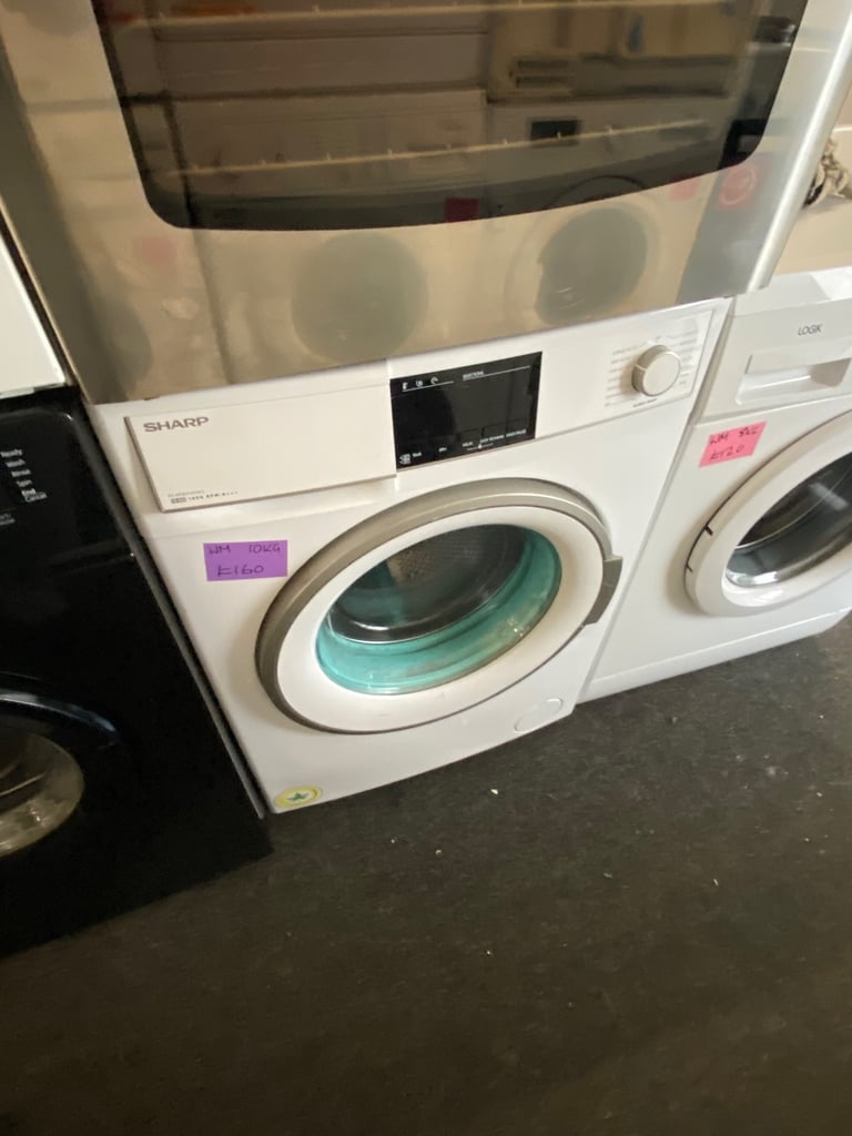 image for ✅WHITE SHARP 10KG WASHING MACHINE £160