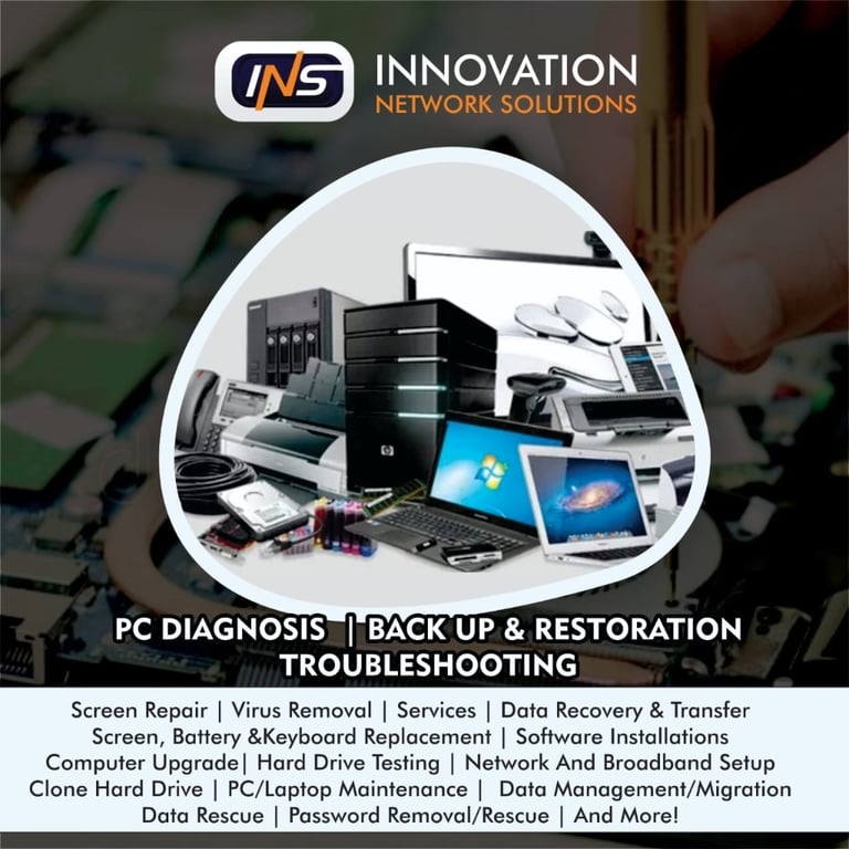 INS IT Support & Solutions / Server / Office 365/ Networking / WiFi / Backup / Cloud Service