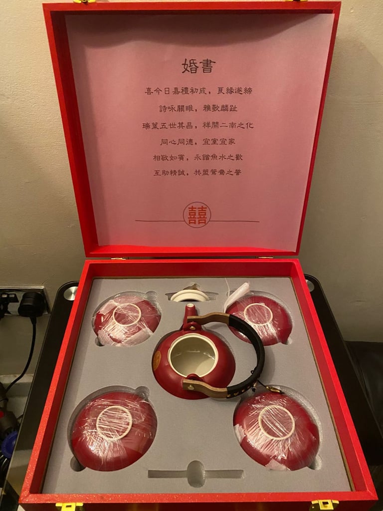 image for Brand New - Chinese Wedding Ceremony Tea Set