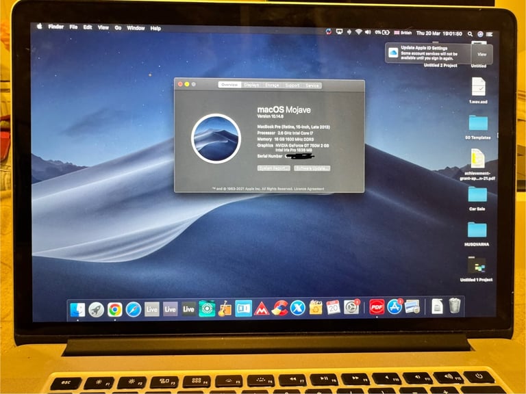 MacBook Pro Retina 15 inch Late 2013