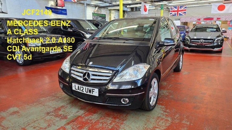 2012 Mercedes-Benz A-Class 2.0 A180 CDI Avantgarde SE CVT 5dr HATCHBACK Diesel Automatic