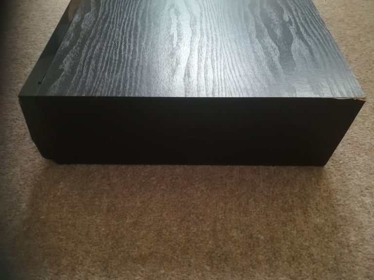 VHS Video Cassette Tape Storage Drawer Box Black 24 Tapes Retro VCR Media Tapes