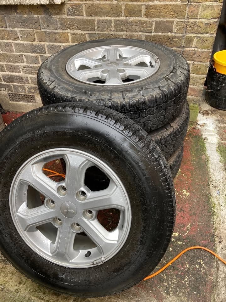 image for 4 Tyres & 6 bolt Wheels/Alloys suitable for van or truck