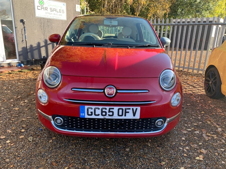 2016 Fiat 500 1.2 Lounge 3dr HATCHBACK Petrol Manual