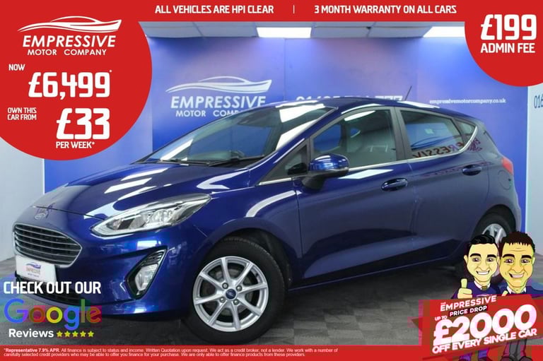2018 18 FORD FIESTA 1.5 TDCI ZETEC HATCHBACK 5DR DIESEL MANUAL EURO 6 (S/S) (85 