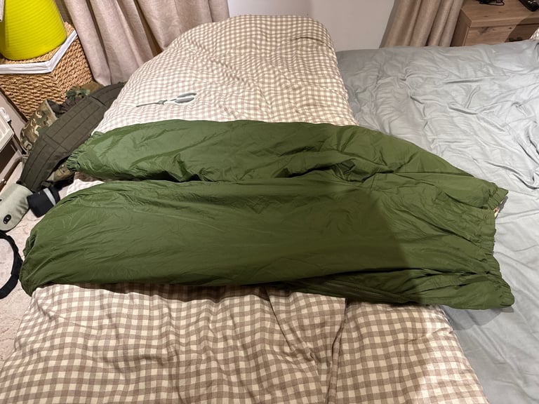 Military cold weather trousers. 